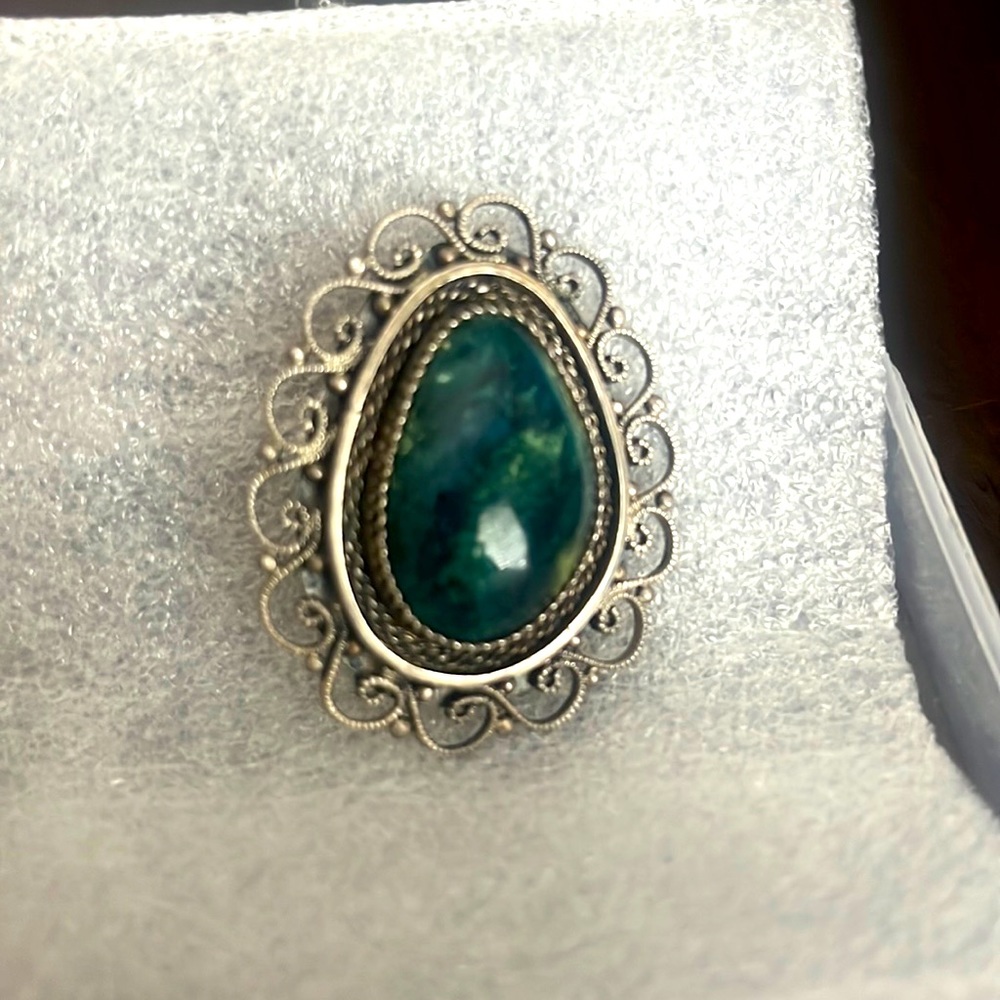 VINTAGE Sterling silver ELIAT Brooch Pendant